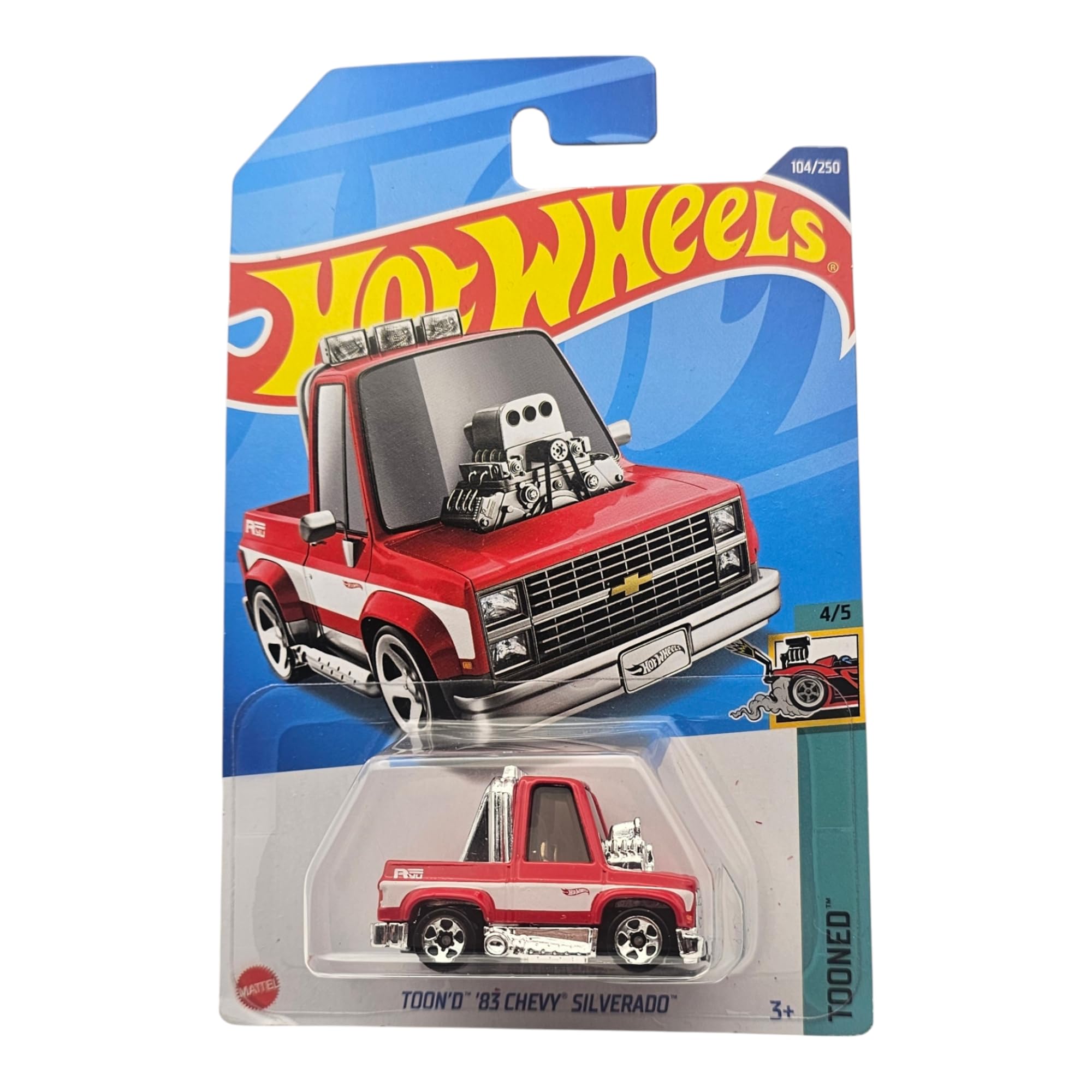 Hot Wheels Toond 83 Chevy Silverado Long Card