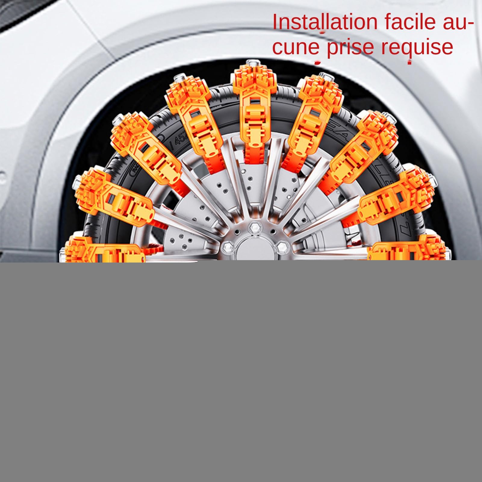 10 Pièces Attaches Zip Neige Pour Pneus Caoutchouc Oxford 86cm Chaînes À Neige Pour Voiture Chaînes Pneus D'hiver Pour Véhicule Voiture SUV Camion Conduite