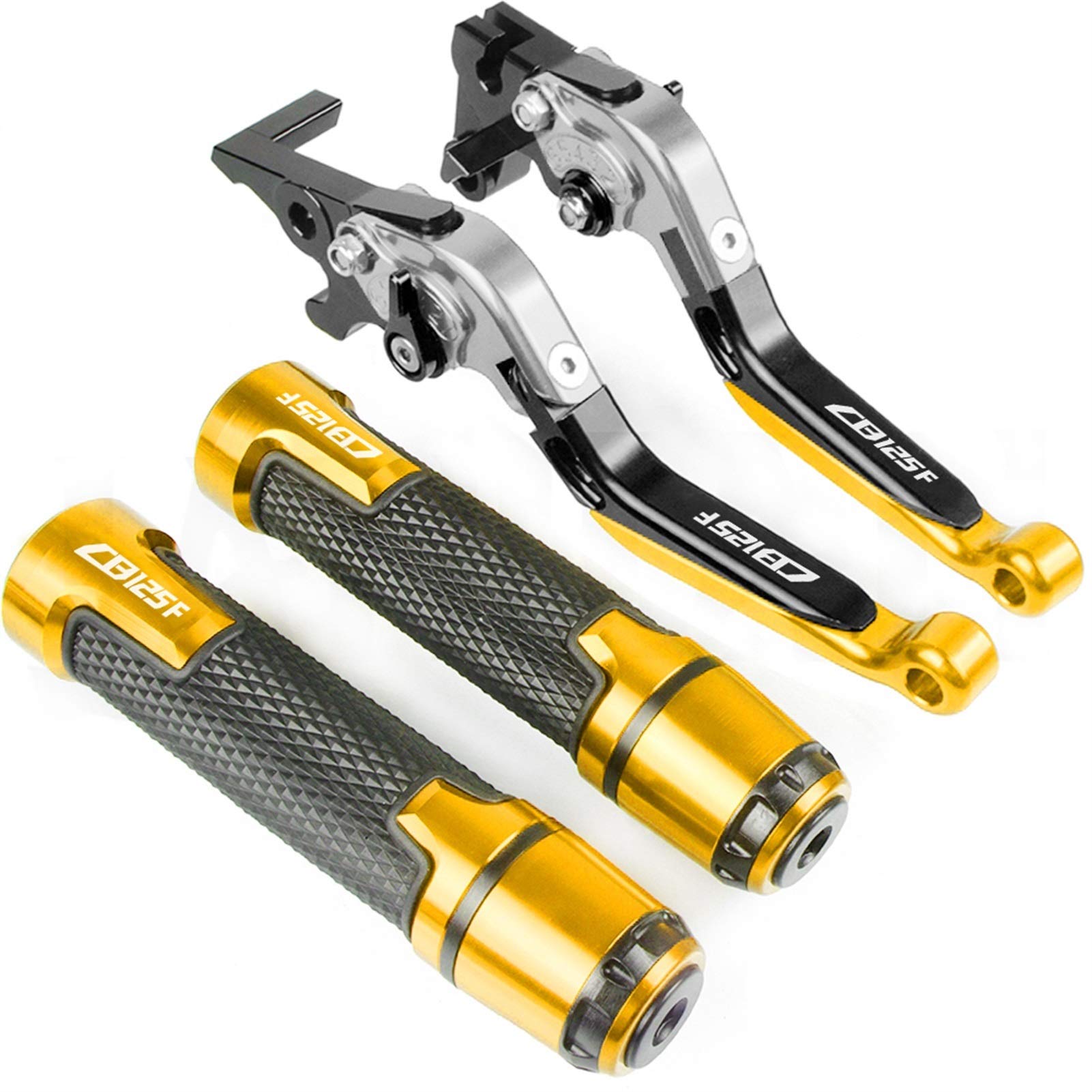 Palancas De Freno Y Embrague Plegables Para Honda CB125F (2016-2021) | Ajustables Y De Aluminio CNC | Mecanizado De Precisión | Fácil Instalación