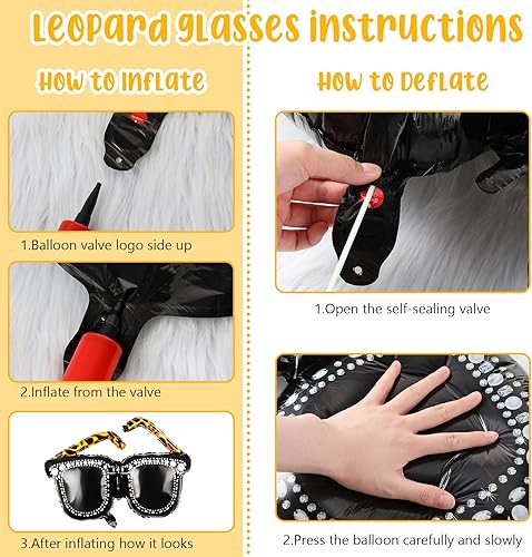 Miniatura 5 de Leitee 5 piezas de decoraciones de fiesta de los años 80 y 90, radio, Boombox, micrófonos para teléfono móvil, gafas, PVC, 80, 90, accesorios para