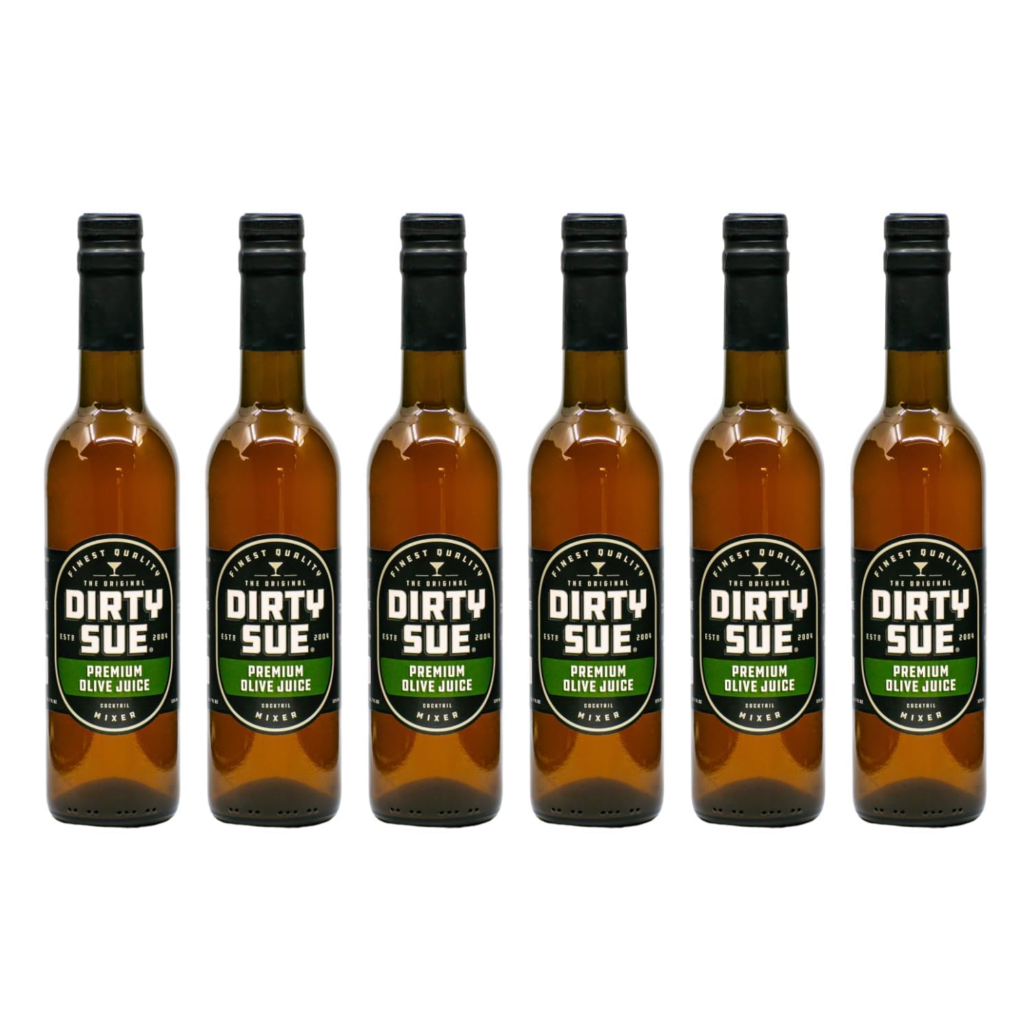6-Pack Dirty Sue Premium Olive Juice Martini Mix 375ML (12.69oz)