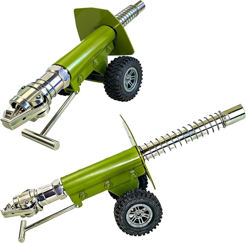 Modelo De CañóN, Modelo De Lanzador De Petardos, Mini Modelo De CañóN De Acero Inoxidable Para Manualidades, ColeccióN De Modelos Militares, Regalos, Adornos De Escritorio, Verde, 35x12x10cm
