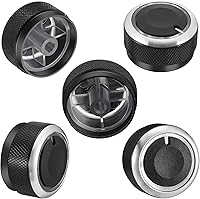 Vista 5 de Frienda 6 piezas de perilla de control de calentador de CA climática, soplador, perilla de control de ventilador, interruptor de CA, botón