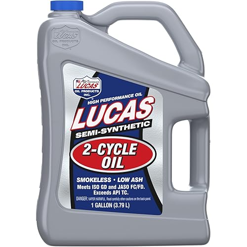 Lucas Oil 10115 Semi-Synthetic 2-Cycle Oil - 1 Gallon Jug