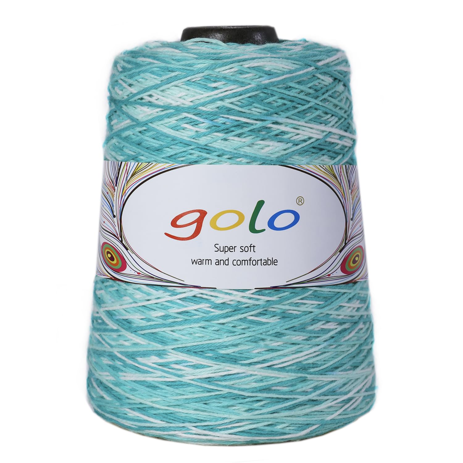 golo Dishcloth Cotton Yarn Cone, 250g 500m, 100% Cotton Yarn for Crochet, Knitting and Weaving — image 1