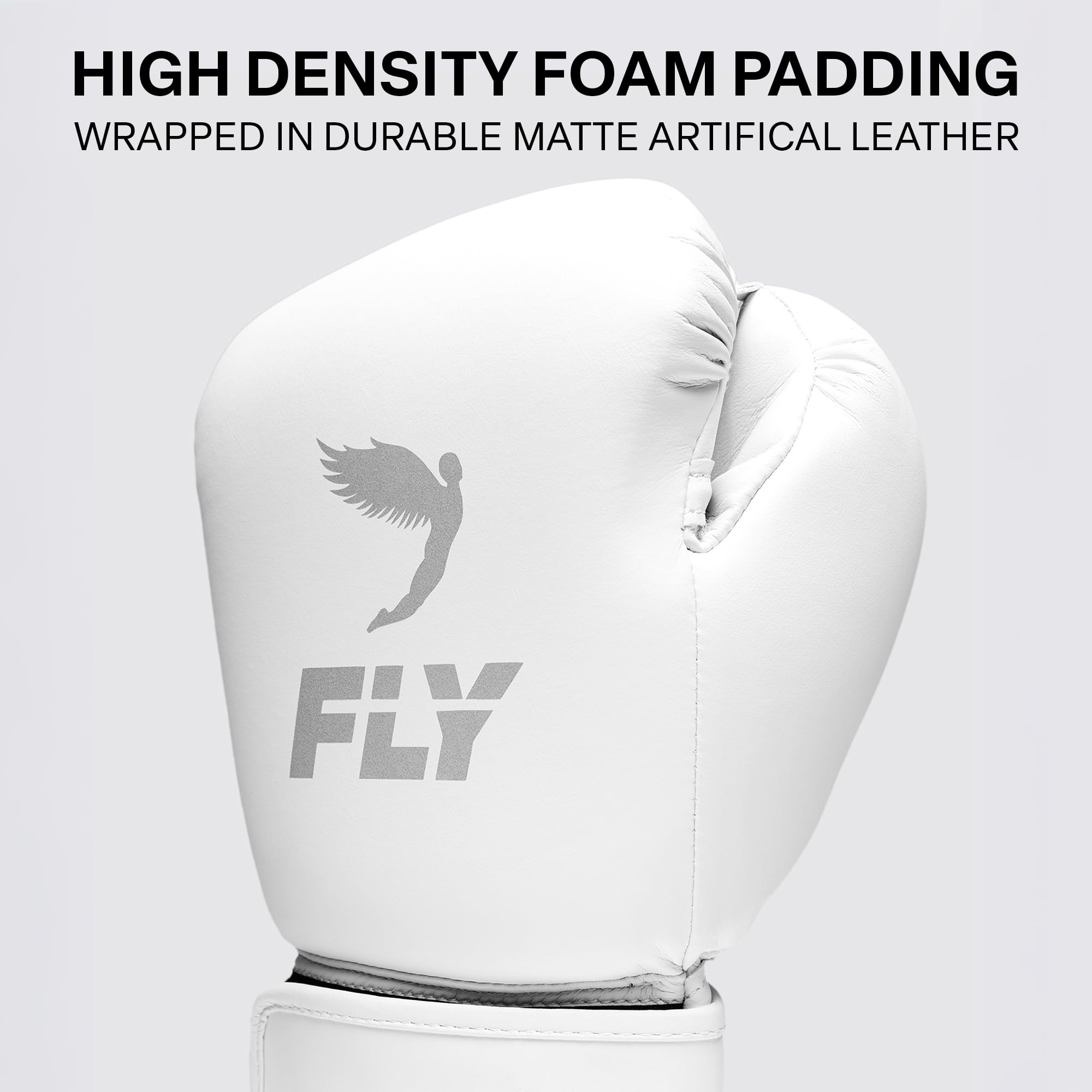 Superloop Team Guantoni da Boxe 10 Oz - Bianco | FLY Starter Glove per principianti