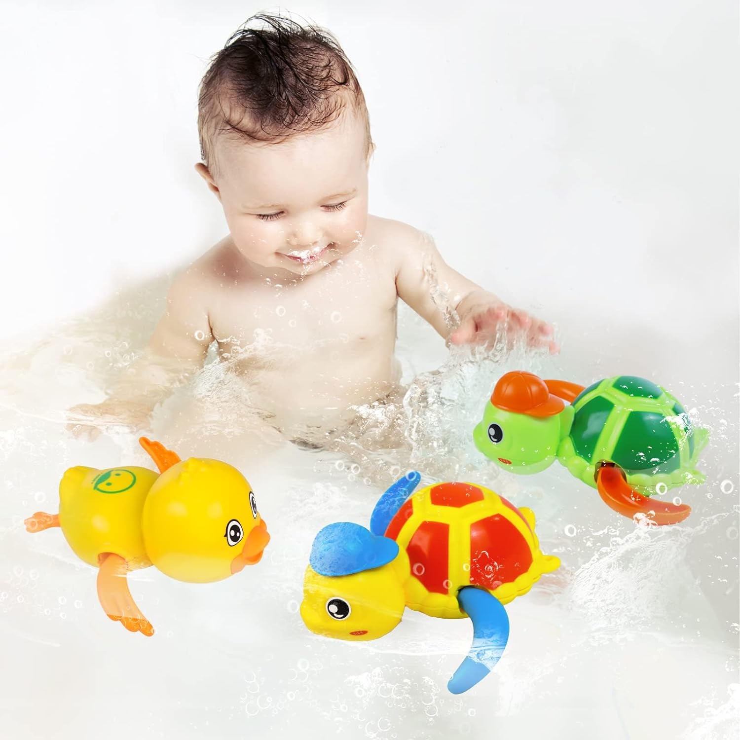 Turtle Bath Toys For Toddlers Amazon Pack Cute Swimming Turtle