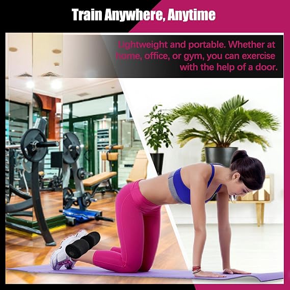 Nordic Hamstring Curl, Adjustable Nordic Curl Strap for Sit-ups Exercise Equipment Squats Leg Abdominal Core Training Home Gym Workout