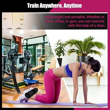 Nordic Hamstring Curl, Adjustable Nordic Curl Strap for Sit-ups Exercise Equipment Squats Leg Abdominal Core Training Home Gym Workout