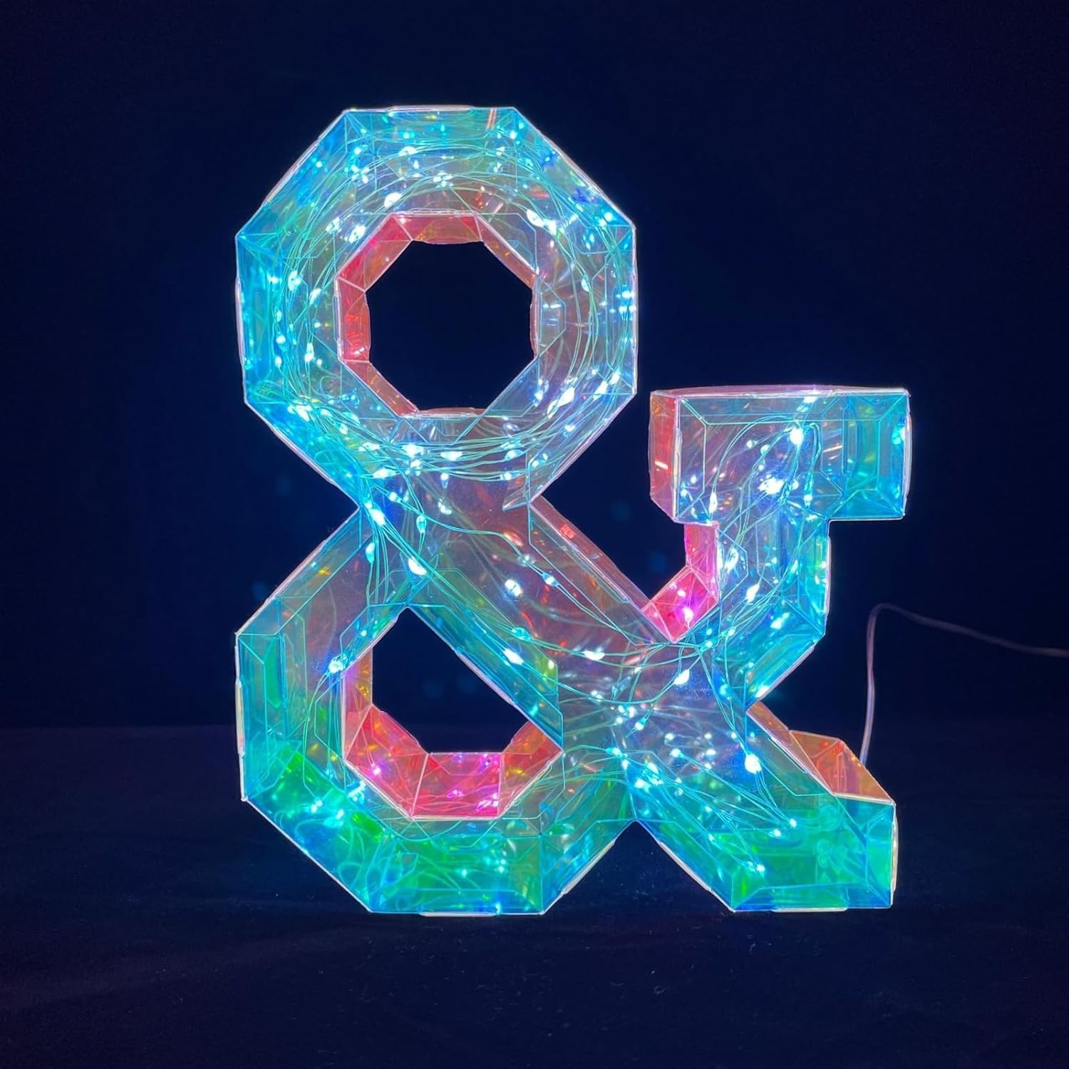 Jemnpela LED Marquee Letter Number Sign Lights Glitter Light Up Alphabet Figure Night Light for Birthday Party Wedding Home Bar Holiday Wall Decoration