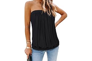 Summery Ease: Off-the-Shoulder Tube Tops for Shirred Charm