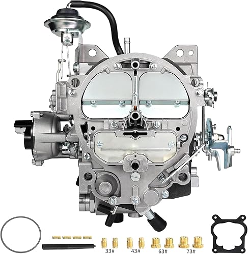 Carburador de 4 barriles para Rochester Quadrajet 1904R 1906R 4MV, apto para GM Chevrolet Chevy Cadillac 1980-1989 con motor 305-350c.i 750 CFM