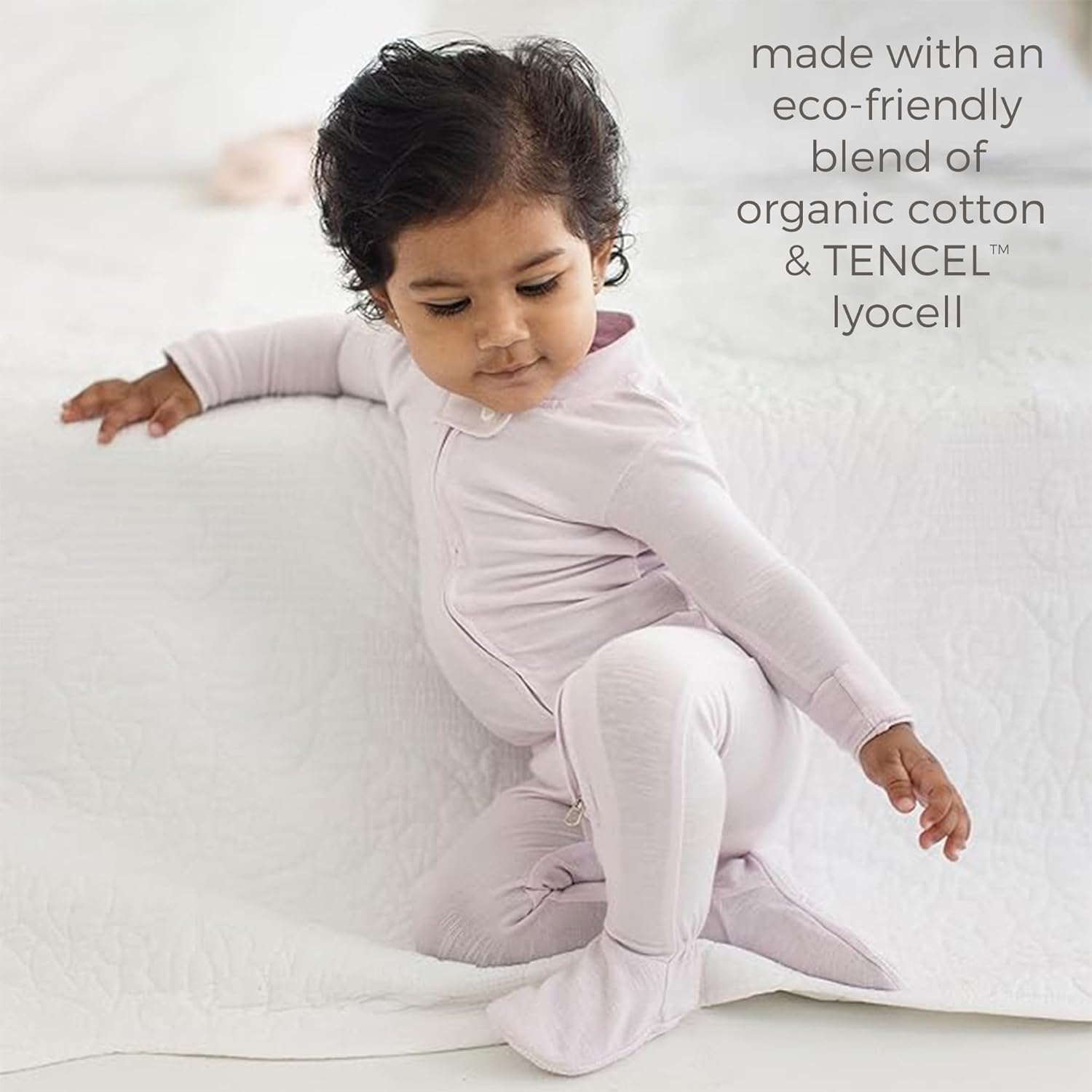 Burt's Bees Baby unisex-baby Honeysoft Sleeper Pajamas, Zip Front Non-slip Footed Footie Pjs, Organic Cotton & Lyocell - Image 5