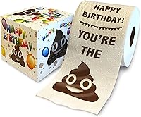 Vista 13 de Printed TP Papel higiénico de regalo de cumpleaños 65, divertido regalo de broma de cumpleaños de Holy You're 65, regalo de broma de papel