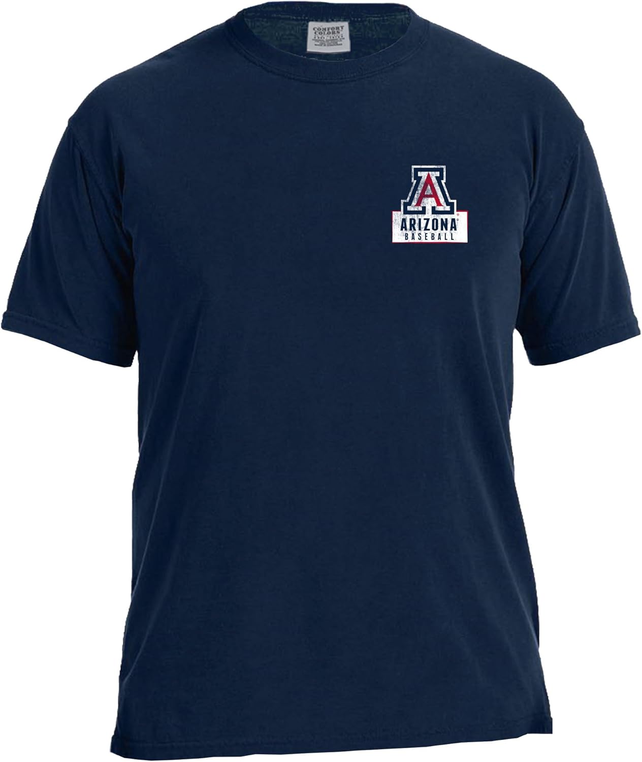 Image One Adult Unisex's NCAA Vintage Baseball Flag Short Sleeve Comfort Color Tee