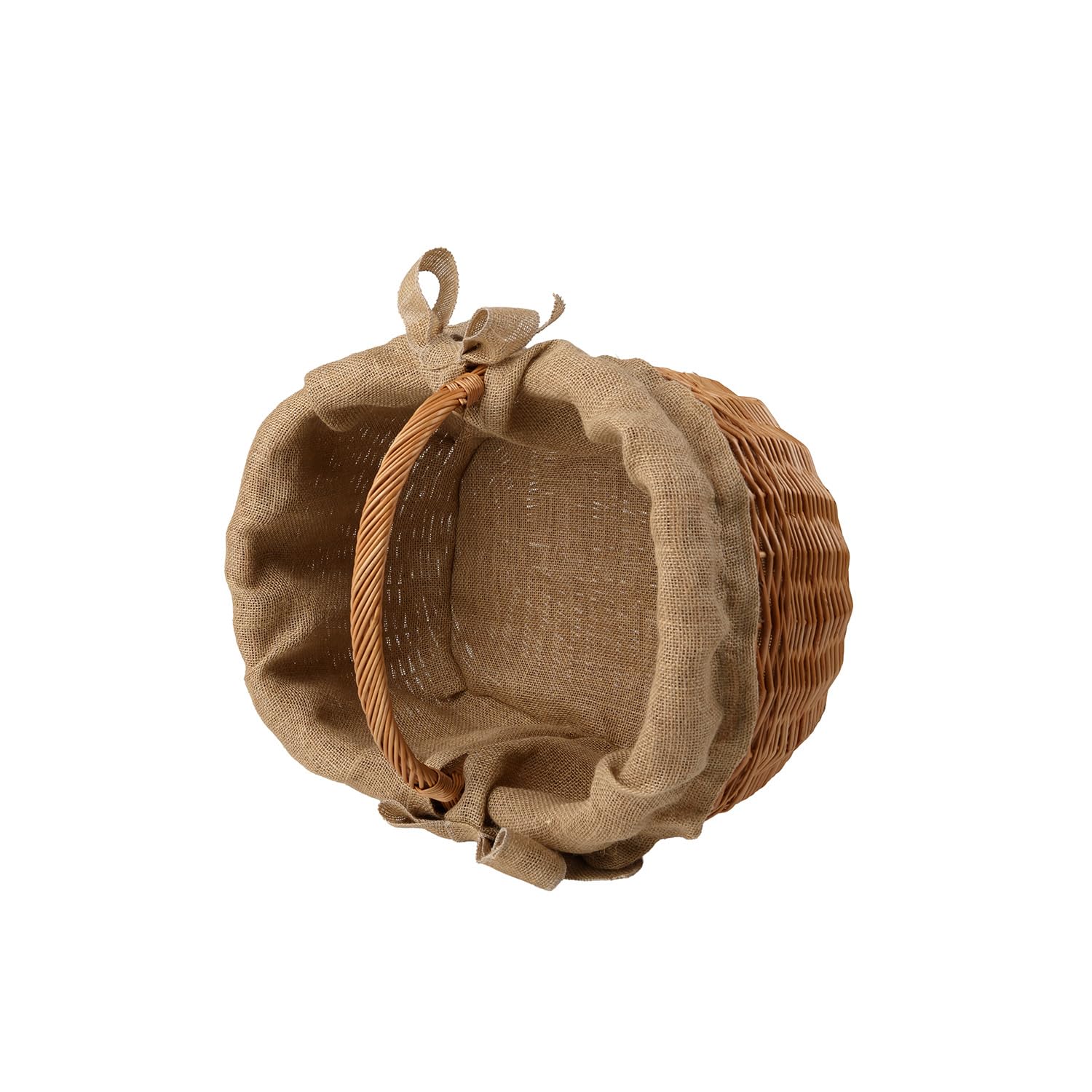 Cesta Portalegna da Interno in Vimini Porta Legna da Interni Fatto a Mano Cesta in Vimini per Legno Cestino per tronchi Ceste per Legna da Interno