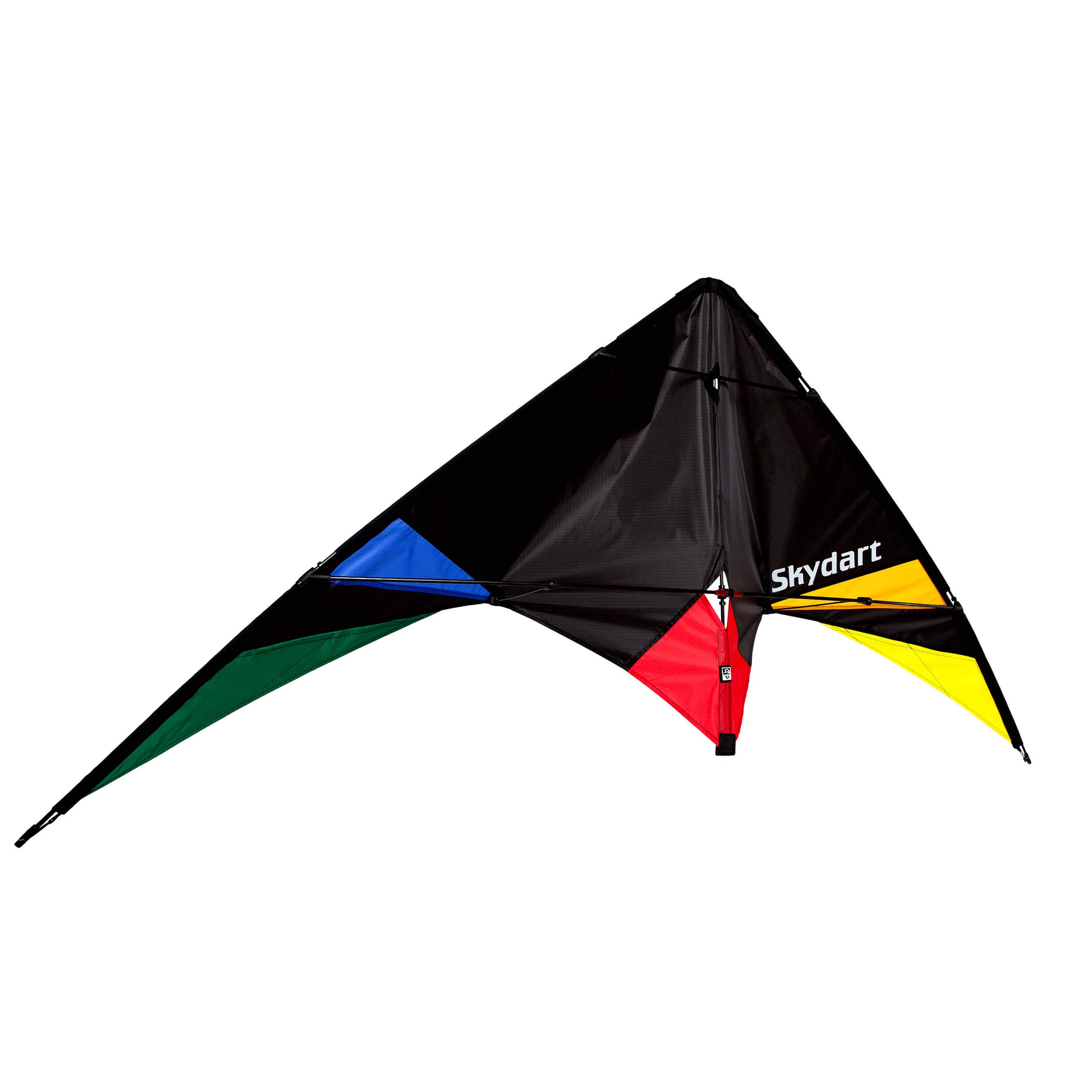 Wolkenstürmer Skydart Cerf-Volant avec Armature en Fibre de Verre Noir – Kit pour débutants et confirmés