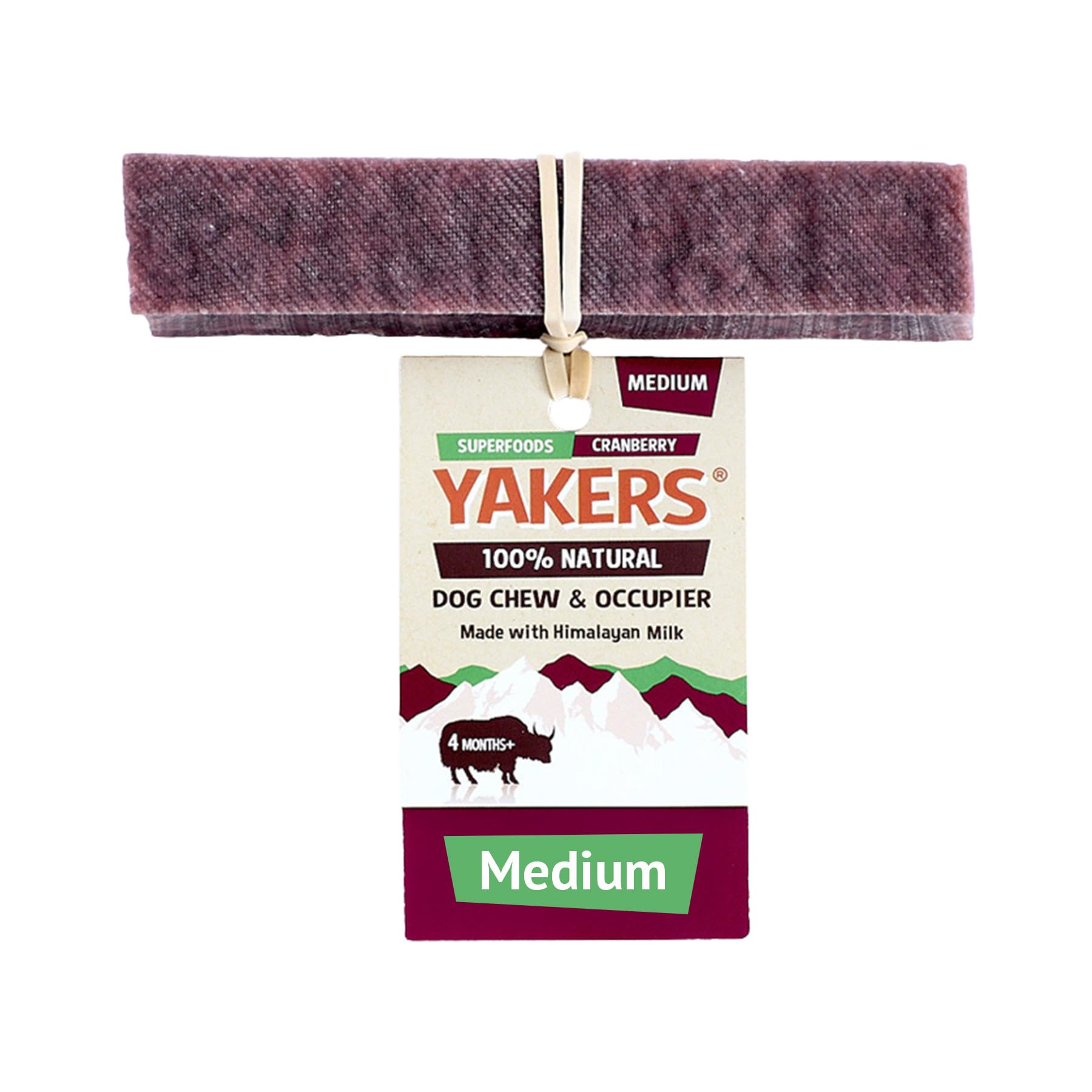 YAKERS Cranberry Dog Chew Medium