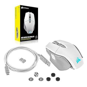 CORSAIR M65 RGB ULTRA Whiteワイヤレスゲーミングマウス M65 RGB ULTRA WIRELESS Tunable FPS Gaming Mouse — White
