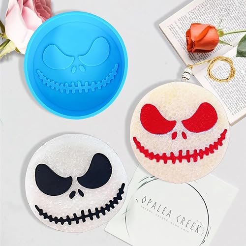 Miniatura 10 de Molde de silicona para Halloween, molde de freshie de fantasmas gritos para cuentas aromáticas, kit de freshies de automóvil, suministros para