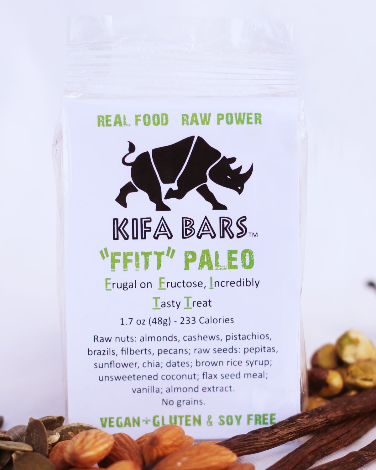 FFITT PALEO - Premium Whole Food Bar (Case of 16 bars)