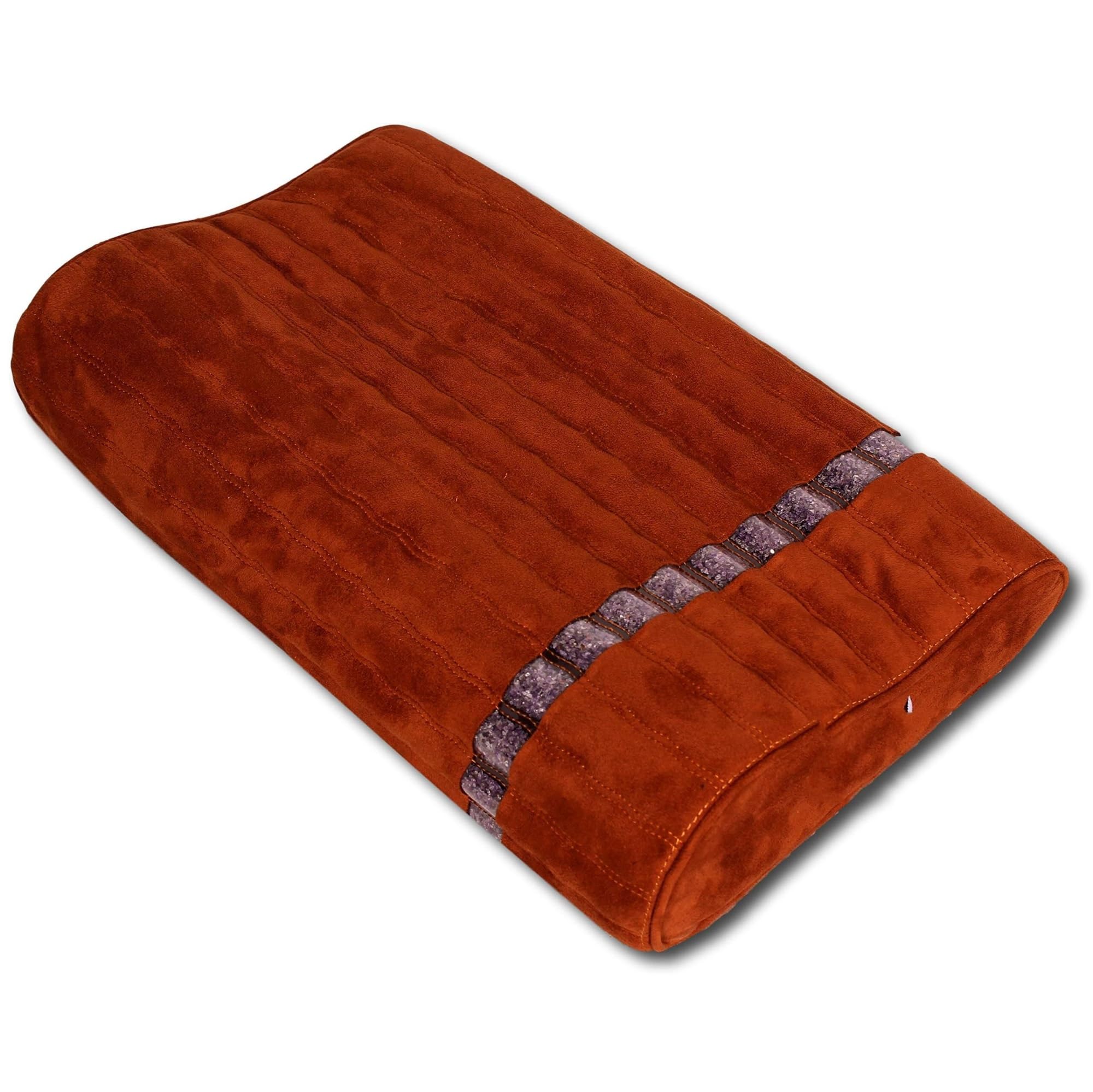 Infrared Amethyst Pillow 19 L X 12 W X 3 5 H Soft - Non-Electric Naturally Releases FIR