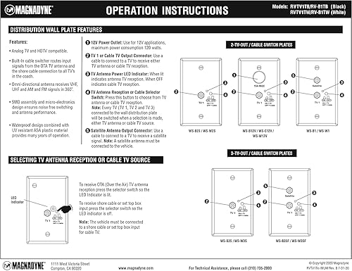 Miniatura 7 de Antena amplificada Omni Direccional para TVAMFM y placa de distribución - Entretenimiento mejorado y claridad de señal