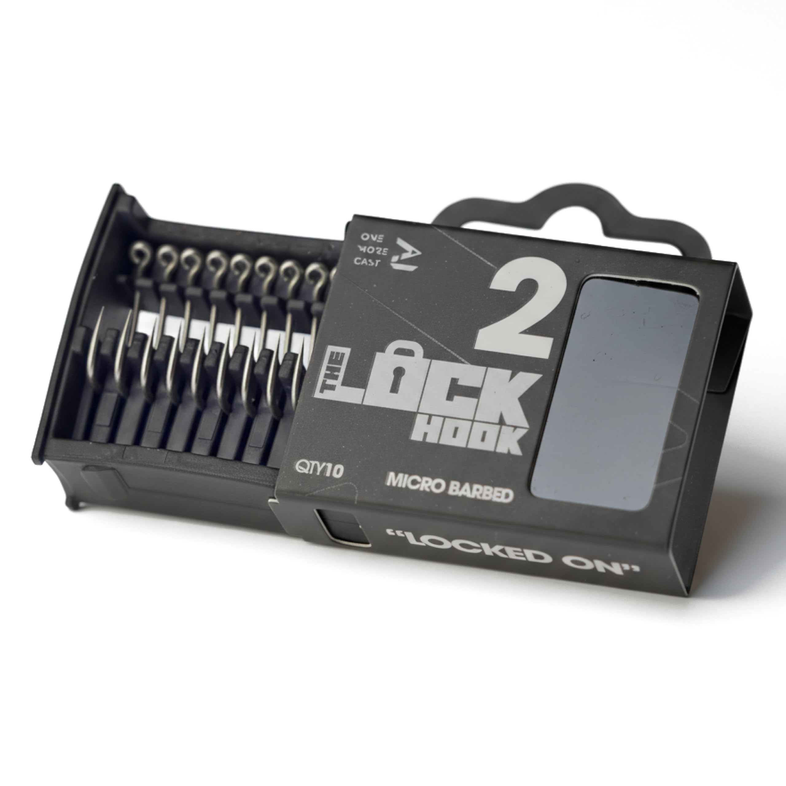 OMC Lock Hooks - Barbed & Barbless Carp Hooks, Sizes 2, 4, 6 & 8 - Aggressive Curve, Wide Gape Hook with Needle Point, Strong Forged Steel - Ideal for Rigs, Bottom Baits & Wafters