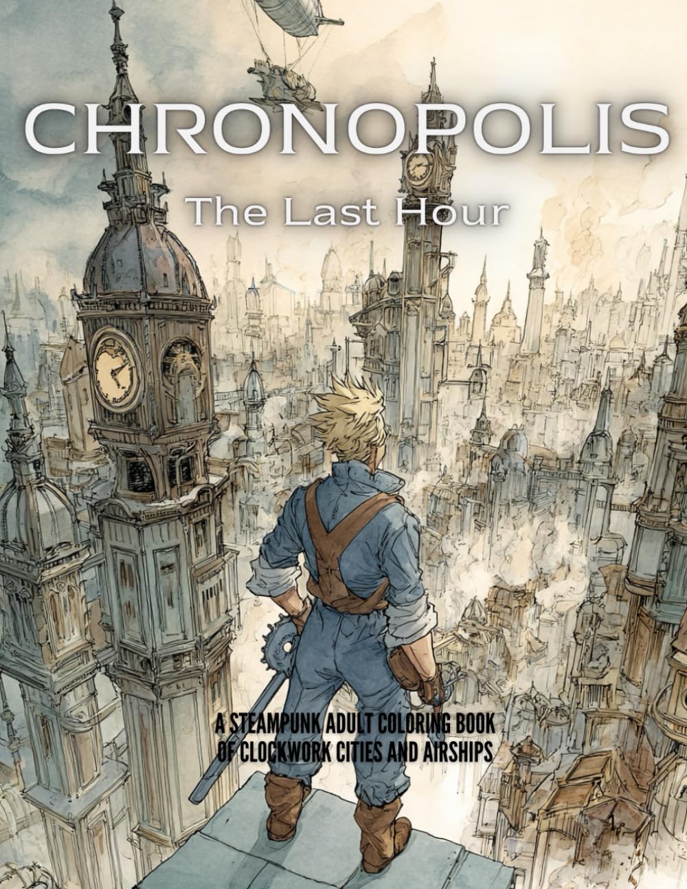 Chronopolis: The Last Hour: A Steampunk Adult Coloring Book of a Dying Mechanical City