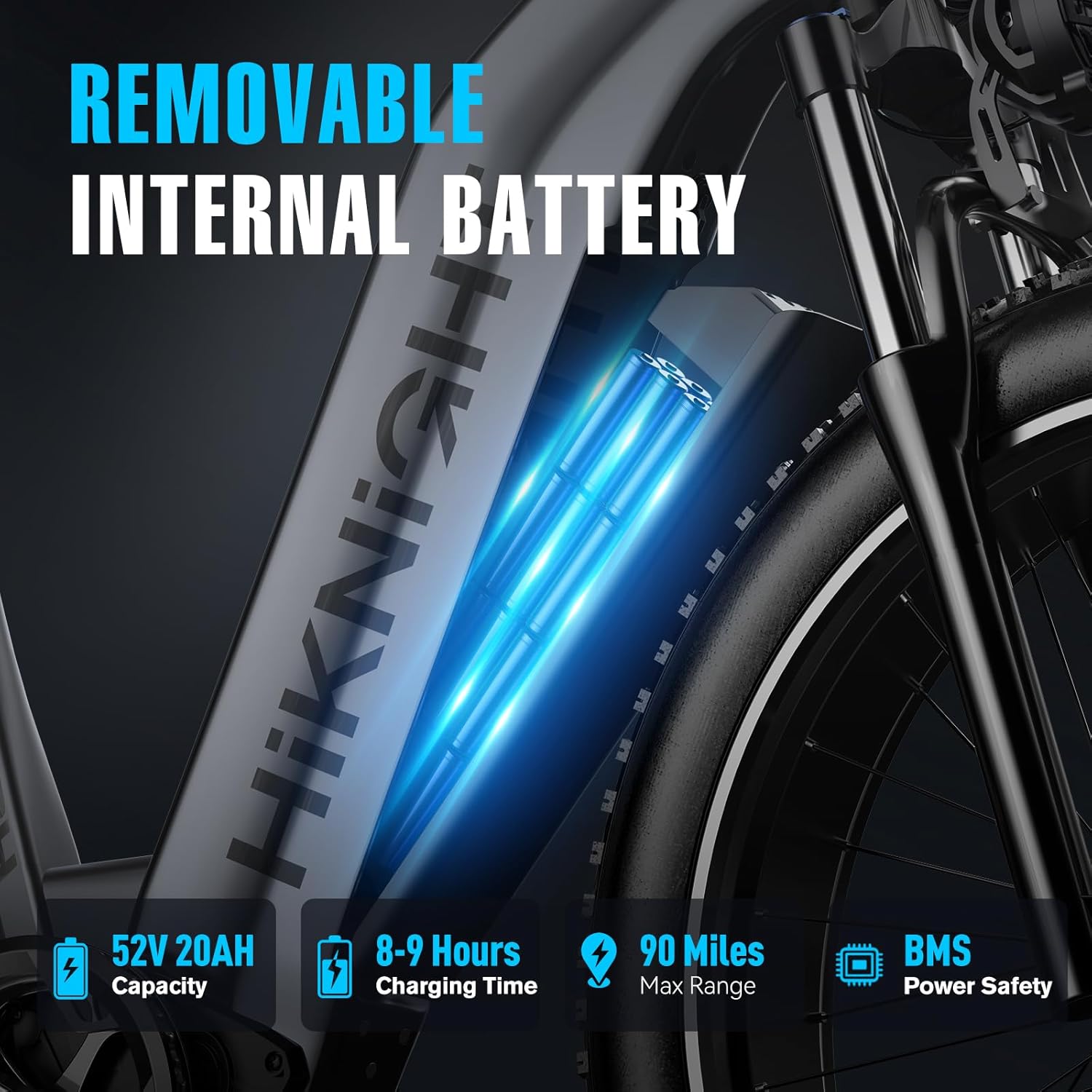 Dual Motor Electric Bike for Adults, 3000W Peak 52V 20AH Battery E Bike 26" x 4.0" Fat Tire Electric Mountain Bike Step-Thru Electric Bicycle for Women/Men, Up to 38MPH, Dual Hydraulic Brake