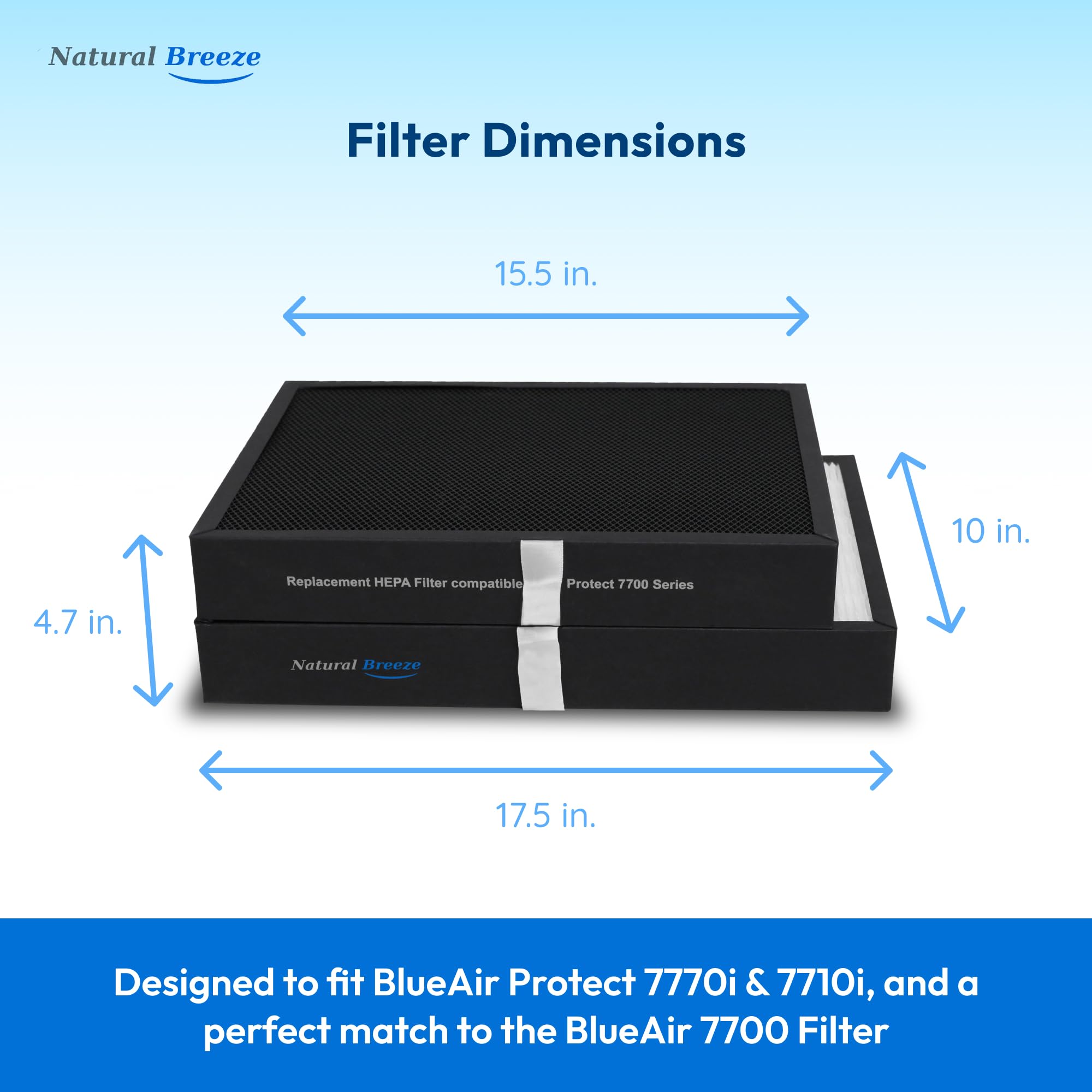 Amazon.co.jp: NATURAL BREEZE 交換用フィルター Blueair