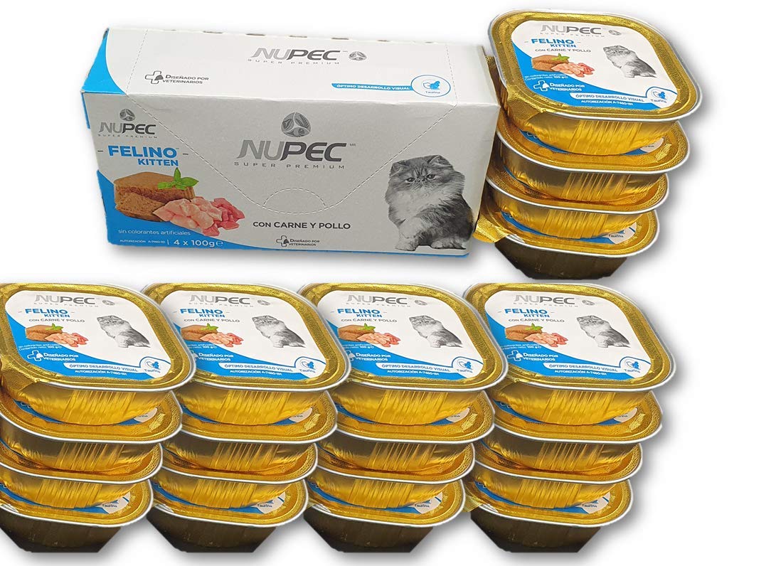 Nupec Felino Kitten Pack of 20 Kitten Tins 100 Gr. w/