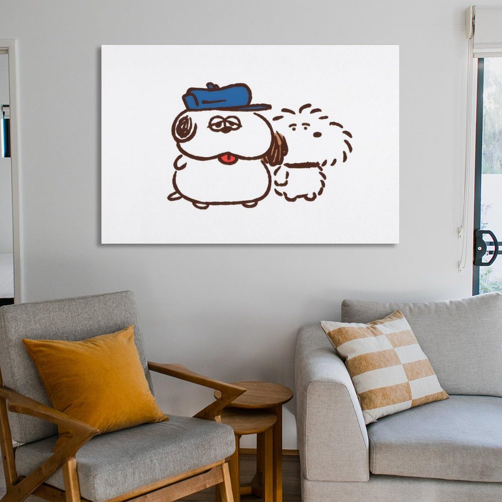 Amazon.co.jp: スヌーピー オラフ アートポスター 飾り絵 かわいい