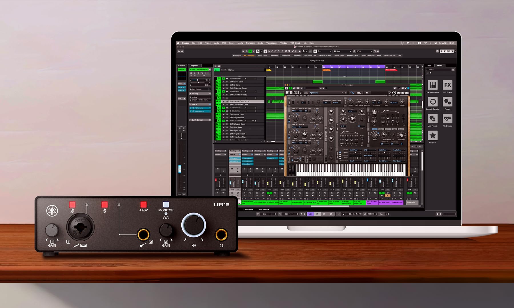 Amazon.com: Yamaha 2-in/2-out USB-C Audio Interface with 24-bit