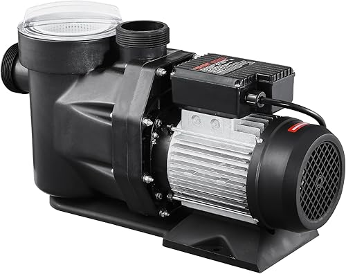 Miniatura 9 de VEVOR Bomba de piscina sobre el suelo, 3 HP, 149 GPM Max Flow Bomba de piscina de una sola velocidad, 220 V, 3450 RPM, elevación máxima de cabeza de