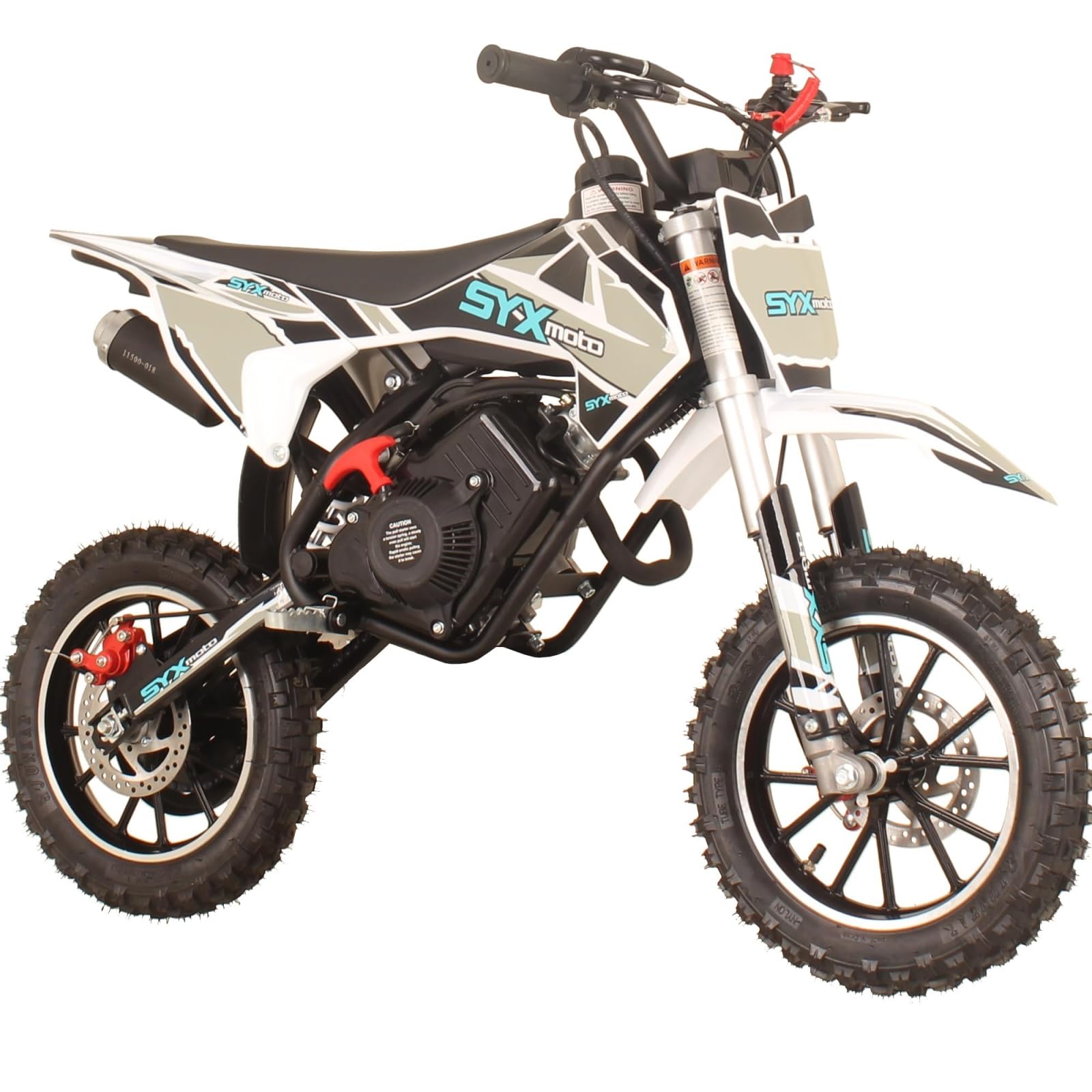 SYX MOTO 60cc Kids Dirt Bike, Gas Powered Mini Bikes, 4 Stroke Off-Road Mini Bikes, Trail Bike with Speeds up to 21.75 MPH, Weight Support Up to 143 LBS (Black)
