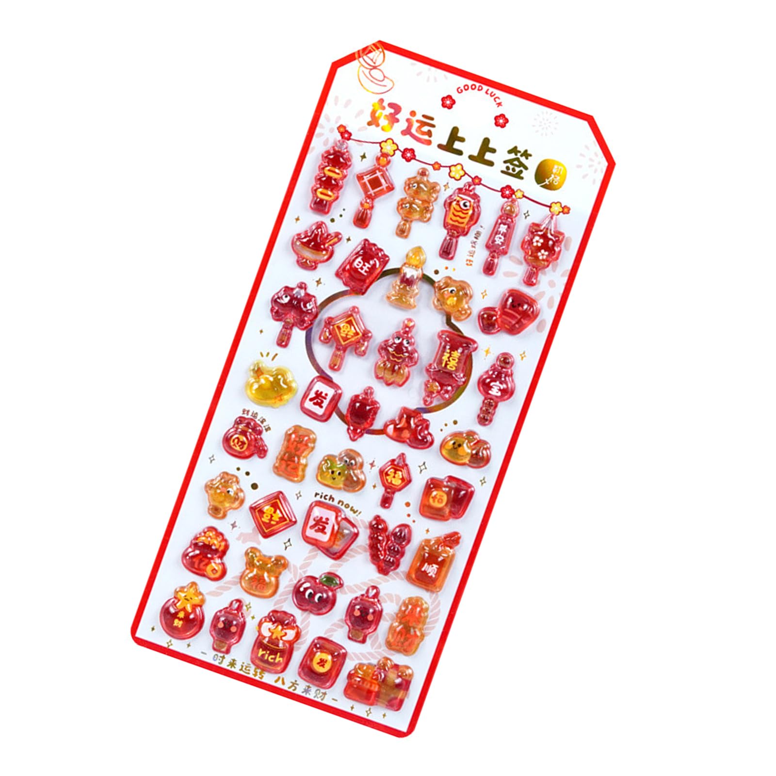 Puffier Sticker Adorable Decorative Stickers Scrapbooking Journal Notebook Phone Case Sticker for Scrapbooks Reusing Puffier
