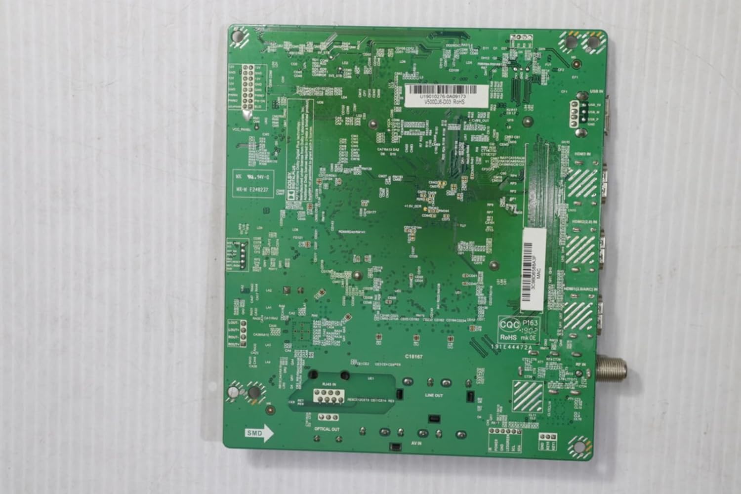 Lutema Television Repair Kit for Vizio V505-G9 with TV Main Board + Power Supply + TCon + Cables