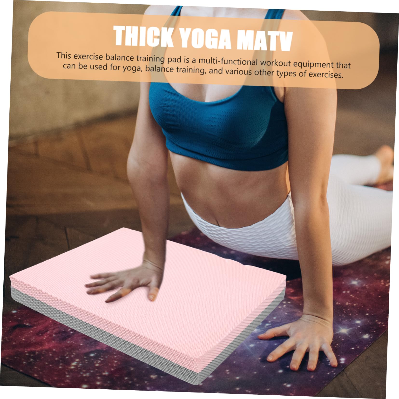Yoga Balance Kissen Rutschfeste Kniefolie Ergonomisches Kniepolster Verbesserung Von Stabilität Und Gleichgewicht Für Fitnesslevels