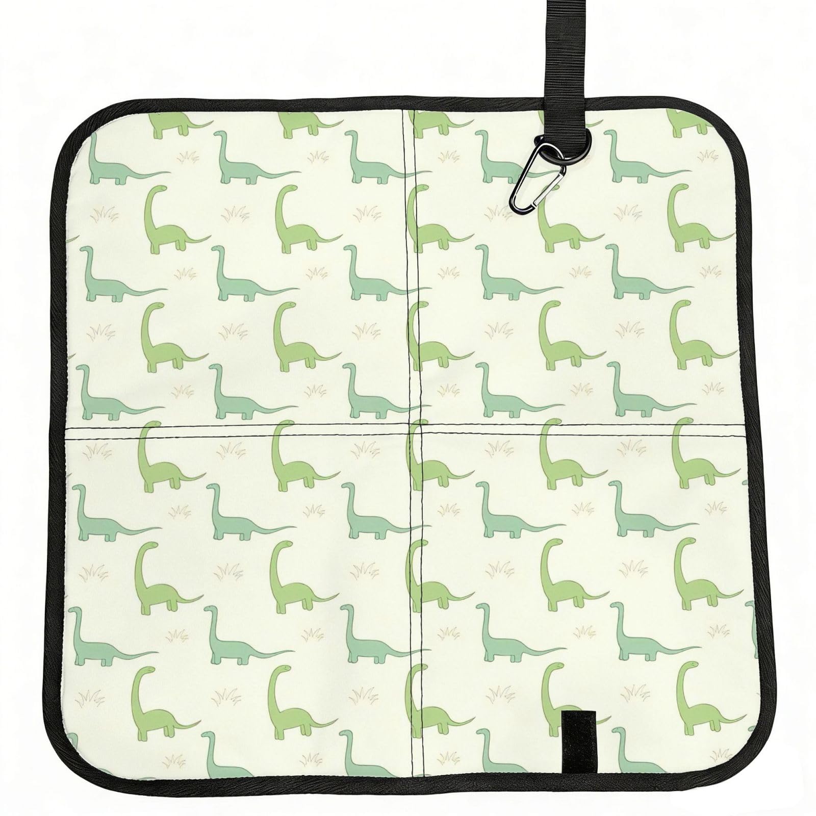 VCzsdff Dinosaur Print Portable Seat Cushion Folding Bleacher Pad Compact Picnic Sitting Mat Polyester 40cm