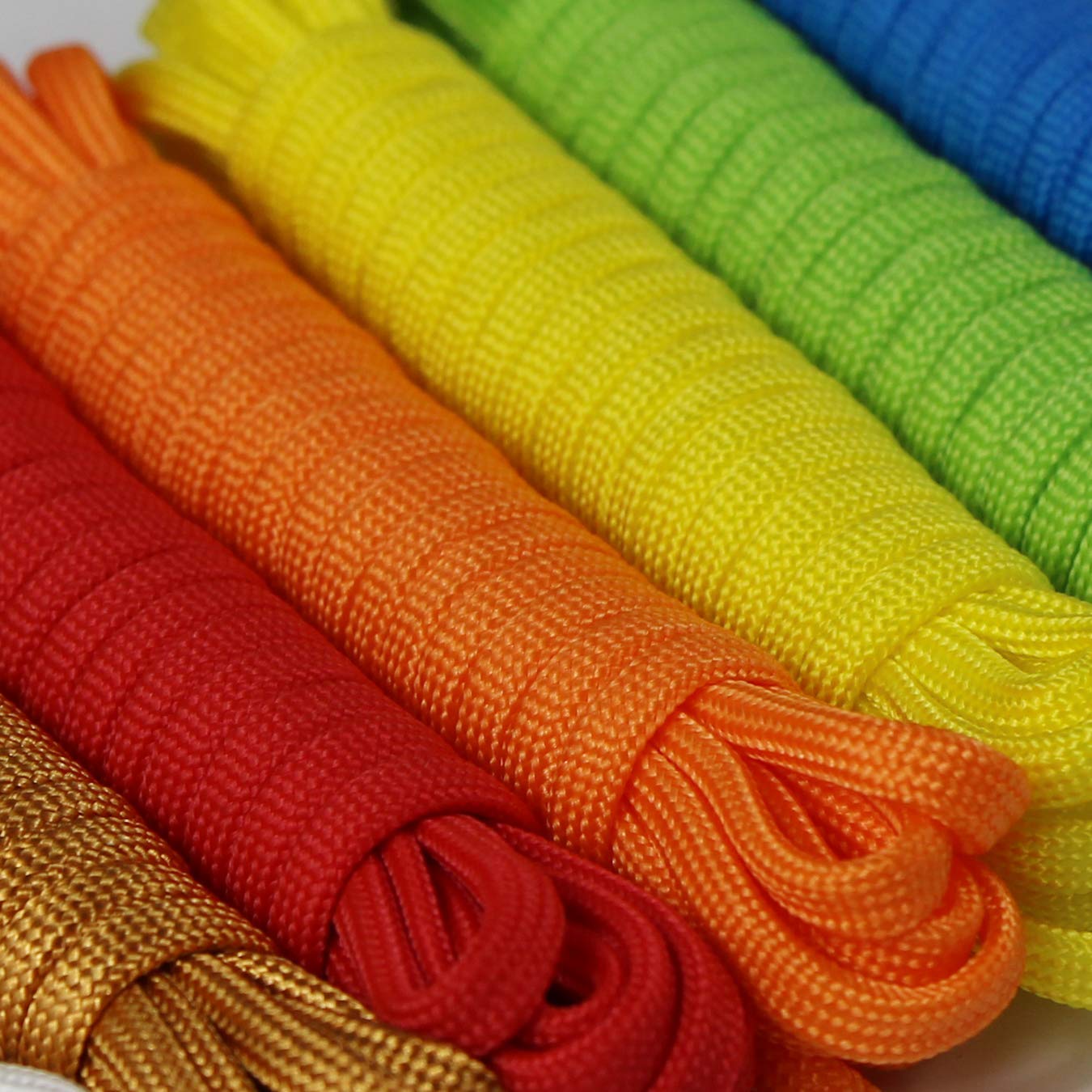 Kit per bracciali Paracord 10 Pezzi Corda da Paracadute per Sopravvivenza Fai da Te Outdoor Camping