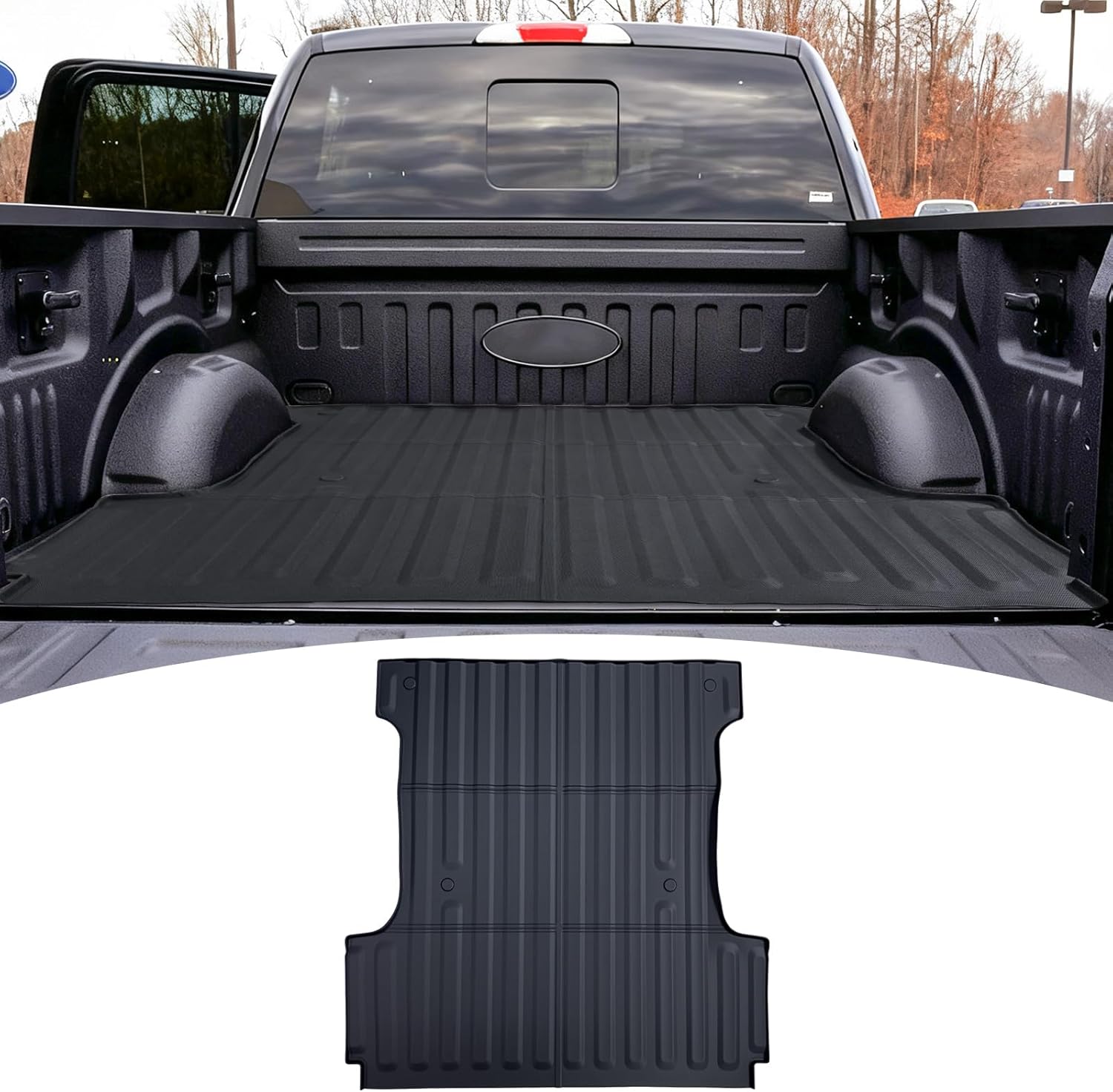 Truck Bed Mat for 2005-2023 Toyota Tacoma 5FT Bed Liner All Weather Protection Bed Cargo Mat Pickup Car Accessories(for 05-23 Tacoma 5FT)