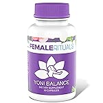 Yoni Balance Vaginal Pills - 30 Count | Natural Vaginal Rejuvenation & Moisturizer for Dryness | Kacip Fatimah Formula - No Gel or Cream Required