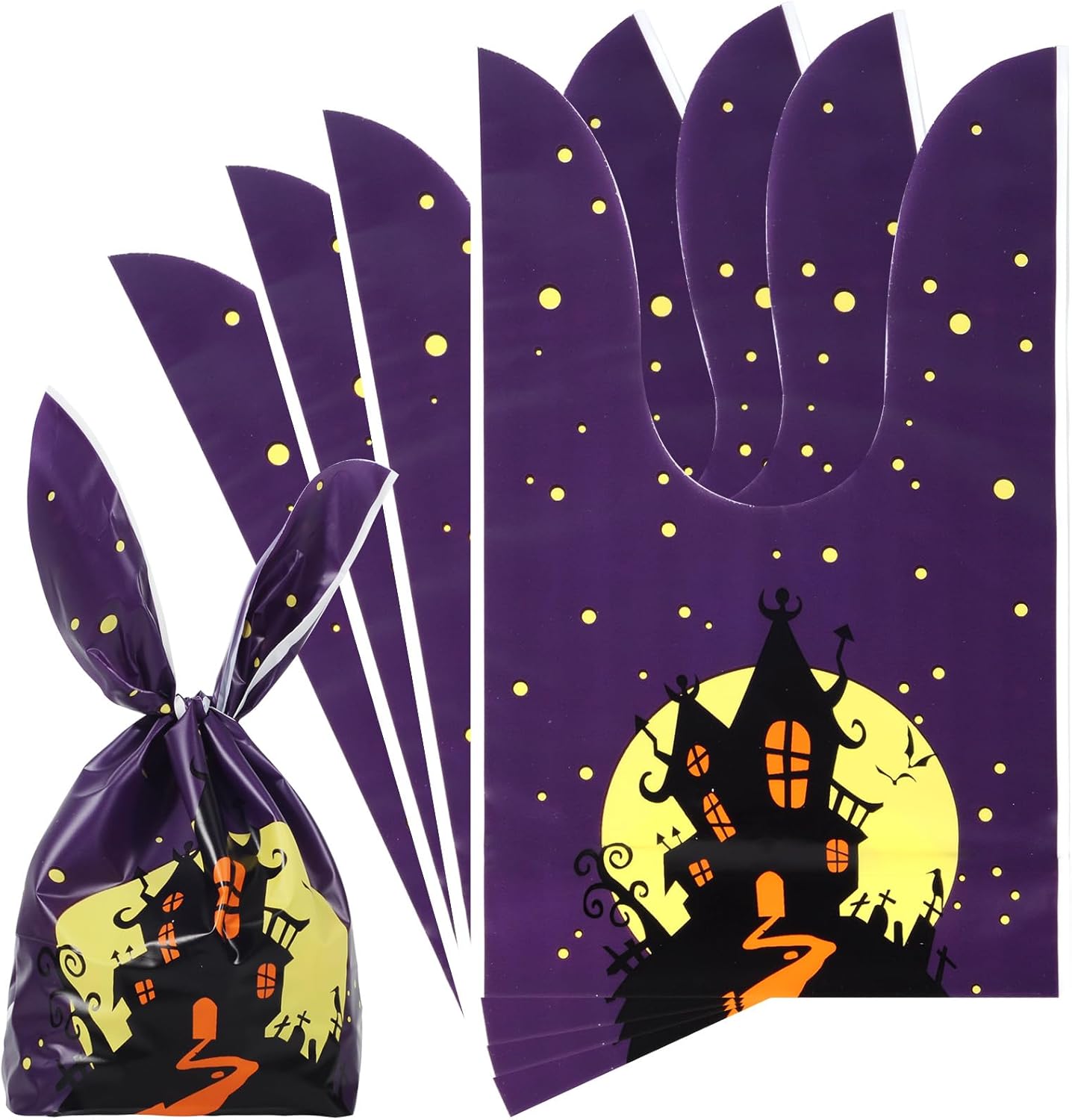 Halloween Treat Bags, Kids Small Halloween Goodie Bags