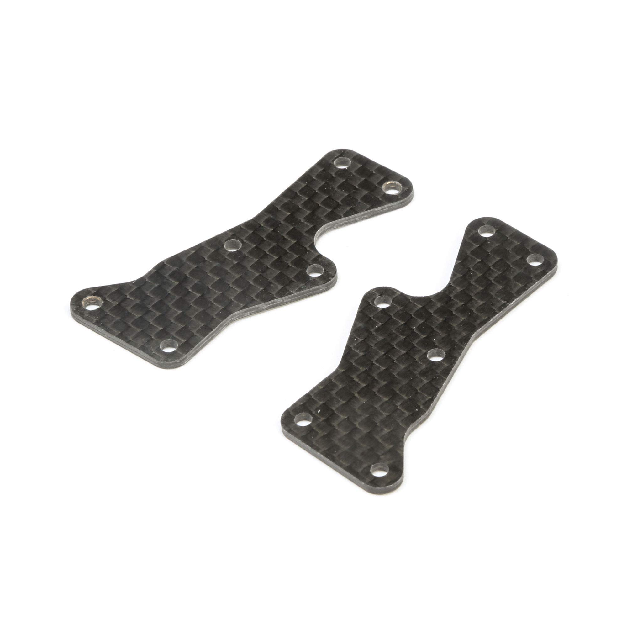 Team Losi Racing TLR344037 Carbon Front Arm Inserts - 8X Option Parts For Gas RC Cars & Trucks