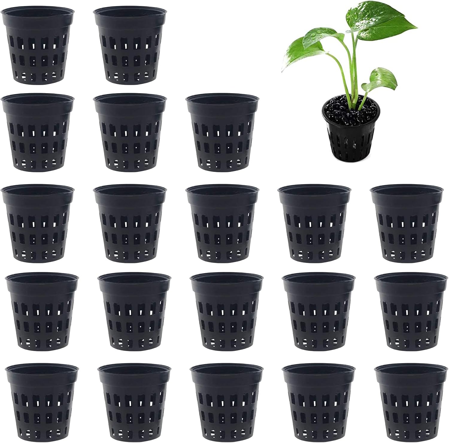 50 Stück Hydroponic Net Töpfe 5cm - Pflanzkörbe Für Hydrokultur & Aquaponik