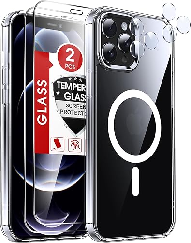 Miniatura 106 de LeYi Funda para iPhone XR: con protector de pantalla X2 + 2 funda para cámara [compatible con MagSafe] Funda protectora magnética i iphoneXR, Negro