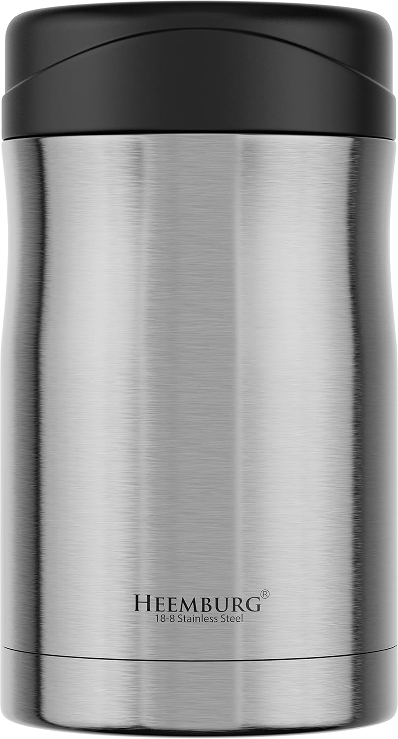 Heemburg Insulated Food Flask for Hot Food, Soup Flask, Leak Proof