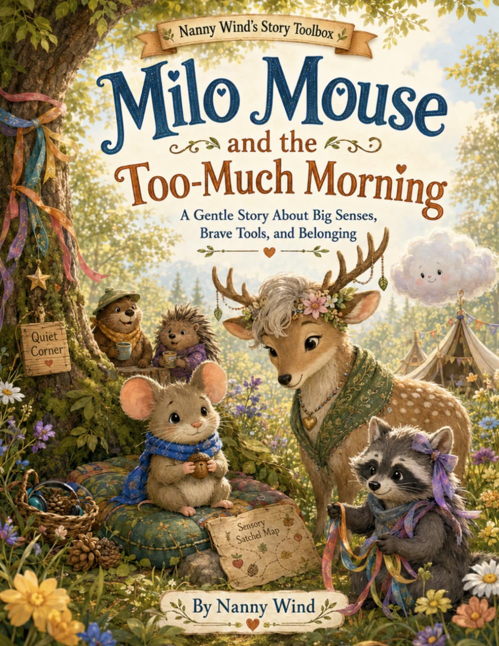 Milo Mouse and the Too-Much Morning: A Not-Quite-Finished Story About Big Senses, Brave Tools, and Belonging (Nanny Wind's Story Toolbox)