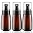 Cosywell Travel Spray Bottle 2oz 60ml 3 Pack TSA Approved Leak Proof Fine Mist Spray Bottles Empty Plastic Refillable Spray Bottle for Perfume Essential Oils Toners Rose Water Cosmetics3Brown